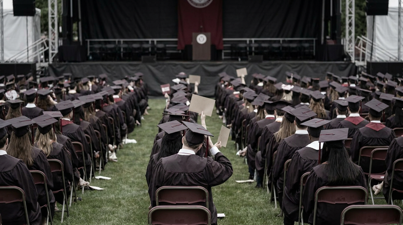 Graduates Protest AI at Commencements