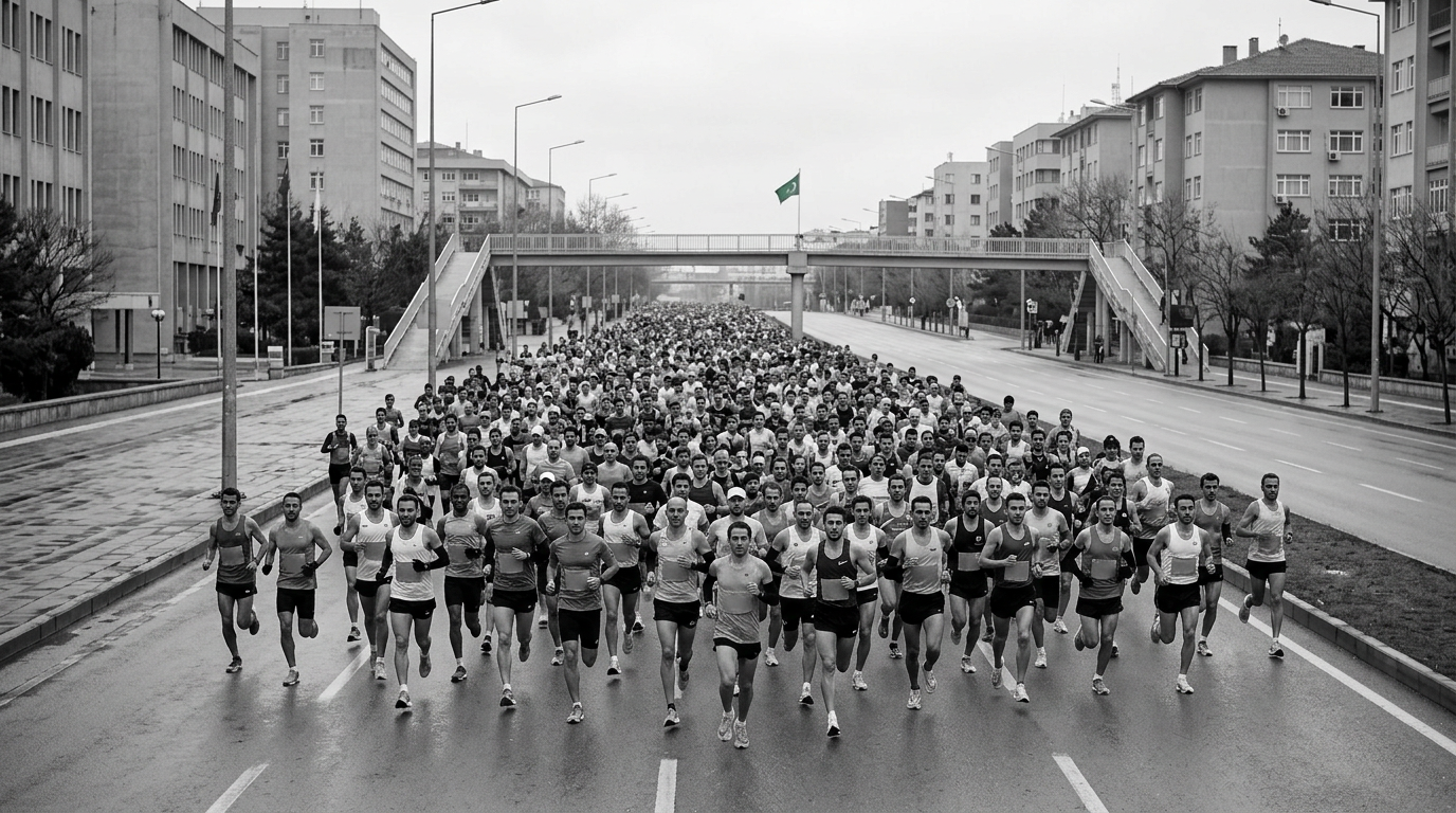 1920 Koşusu Ankara’da 10 km parkurda tamamlandı