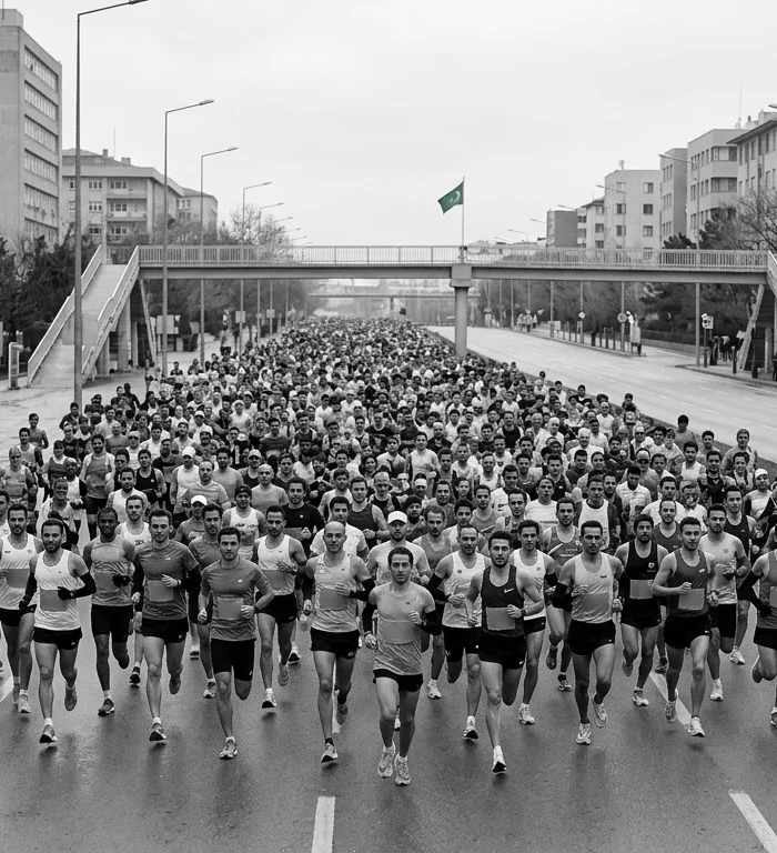 1920 Koşusu Ankara’da 10 km parkurda tamamlandı