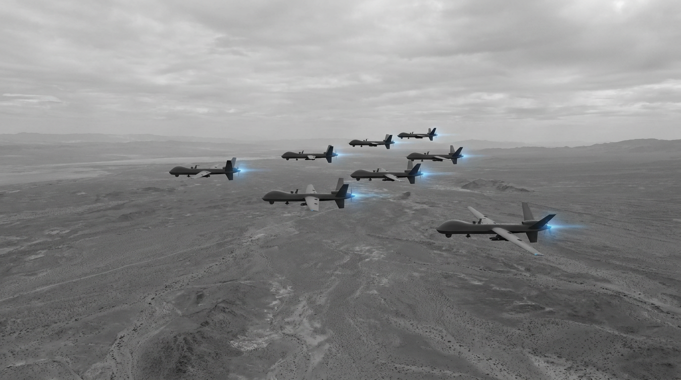 U.S. Drone Gains Swarming AI