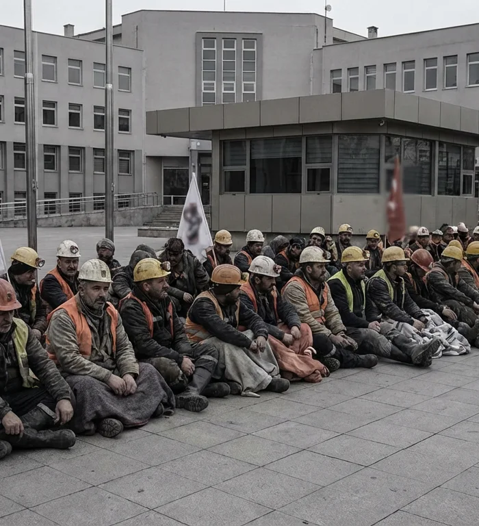 Doruk Madencilik işçileri direnişi sürüyor