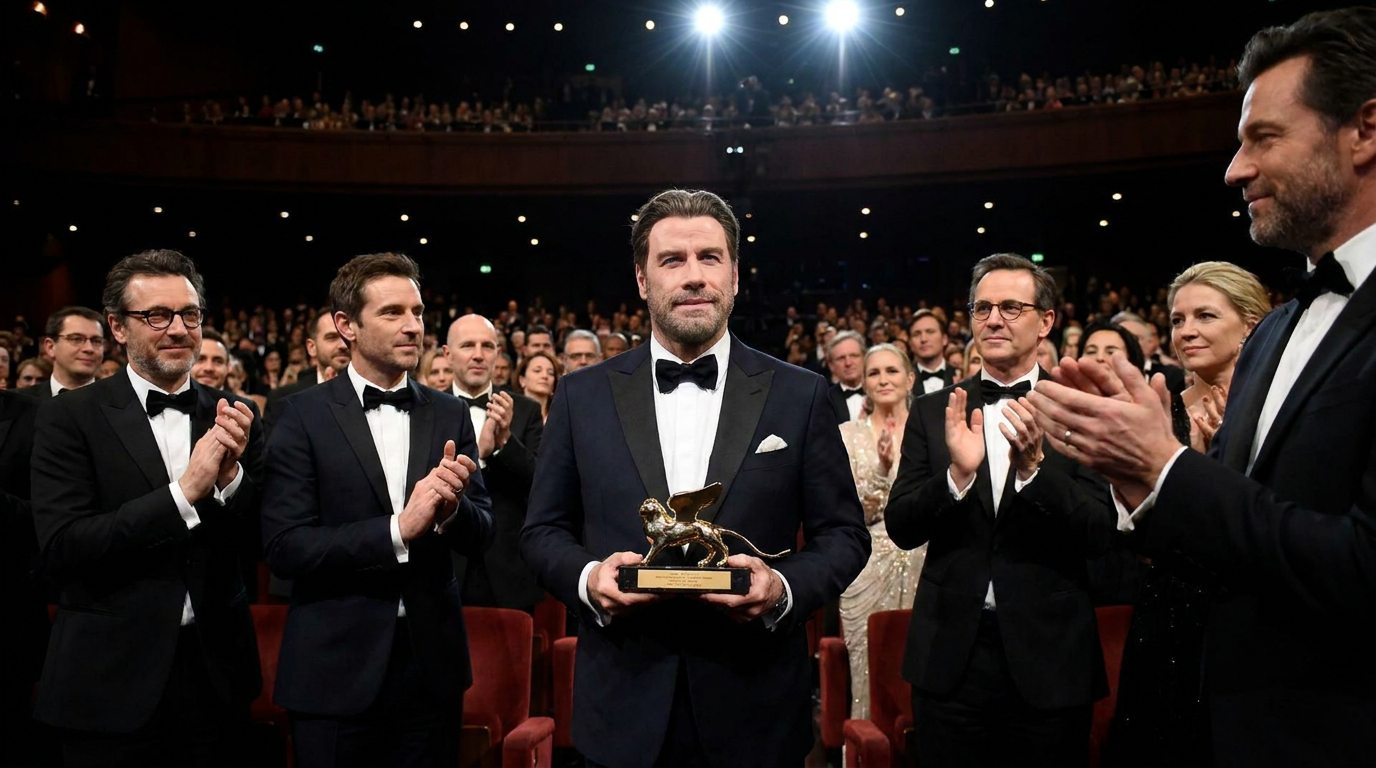 Travolta Receives Honorary Palme d'Or