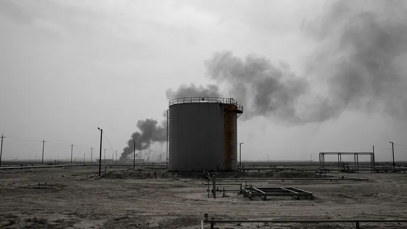 Rusya'nın Krasnodar Bölgesindeki Petrol Deposu İHA Saldırısı Nedeniyle Yandı