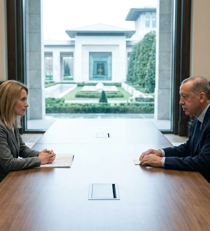 Cumhurbaşkanı Erdoğan ve AB Yüksek Temsilcisi Kallas Ankara'da Görüştü