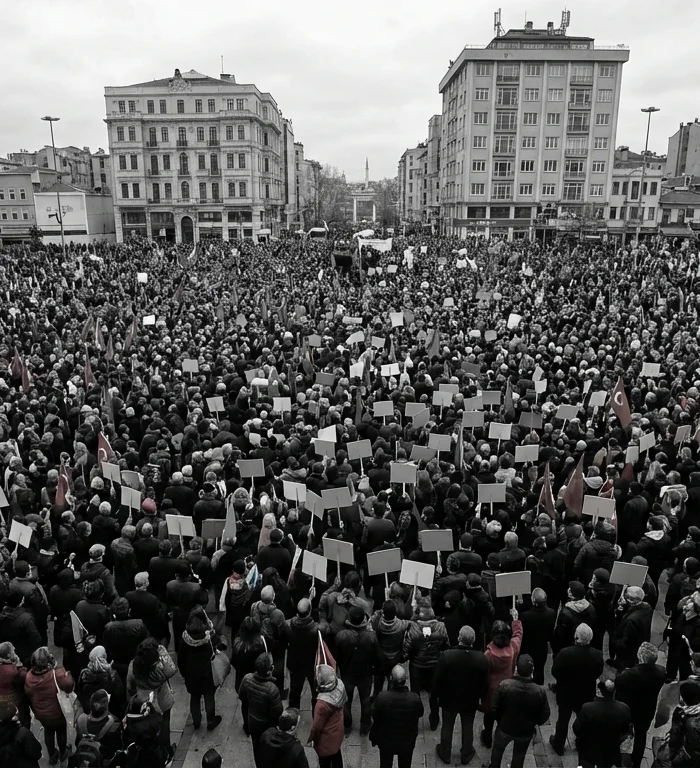 İsrail protestosu İstanbul’da Bağcılar’da yapıldı