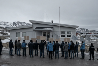 Greenlanders Protest U.S. Consulate Opening