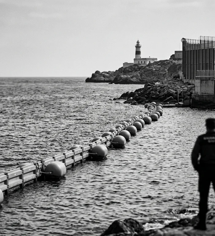 Ceuta sınırında yüzer bariyer: İspanya göç baskısını yönetiyor