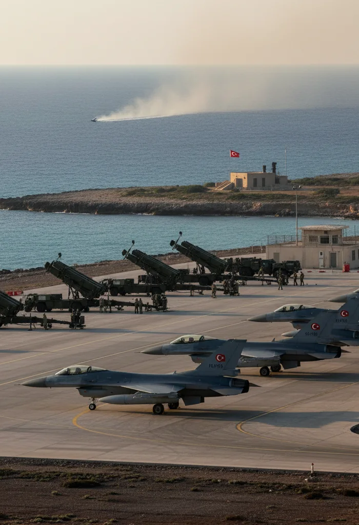 Türkiye, KKTC'ye F-16 ve Hava Savunma Sistemleri Konuşlandırdı