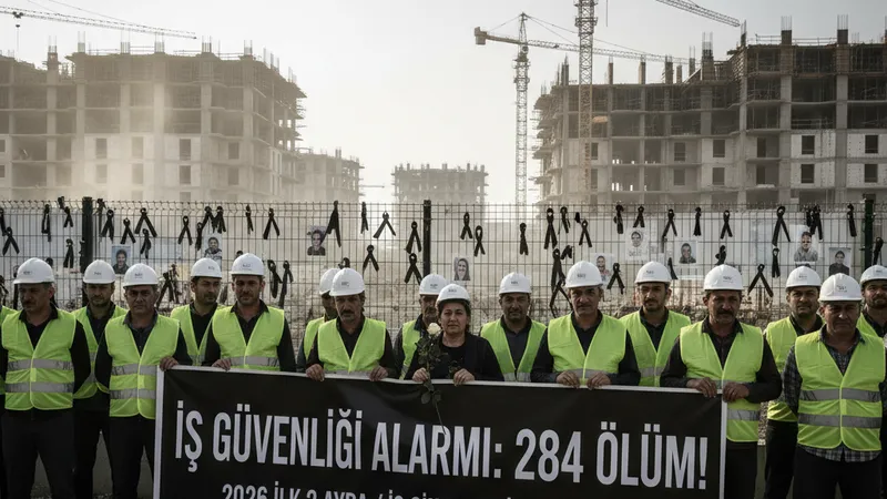 Türkiye İş Güvenliği: İlk İki Ayda 284 İşçi Hayatını Kaybetti
