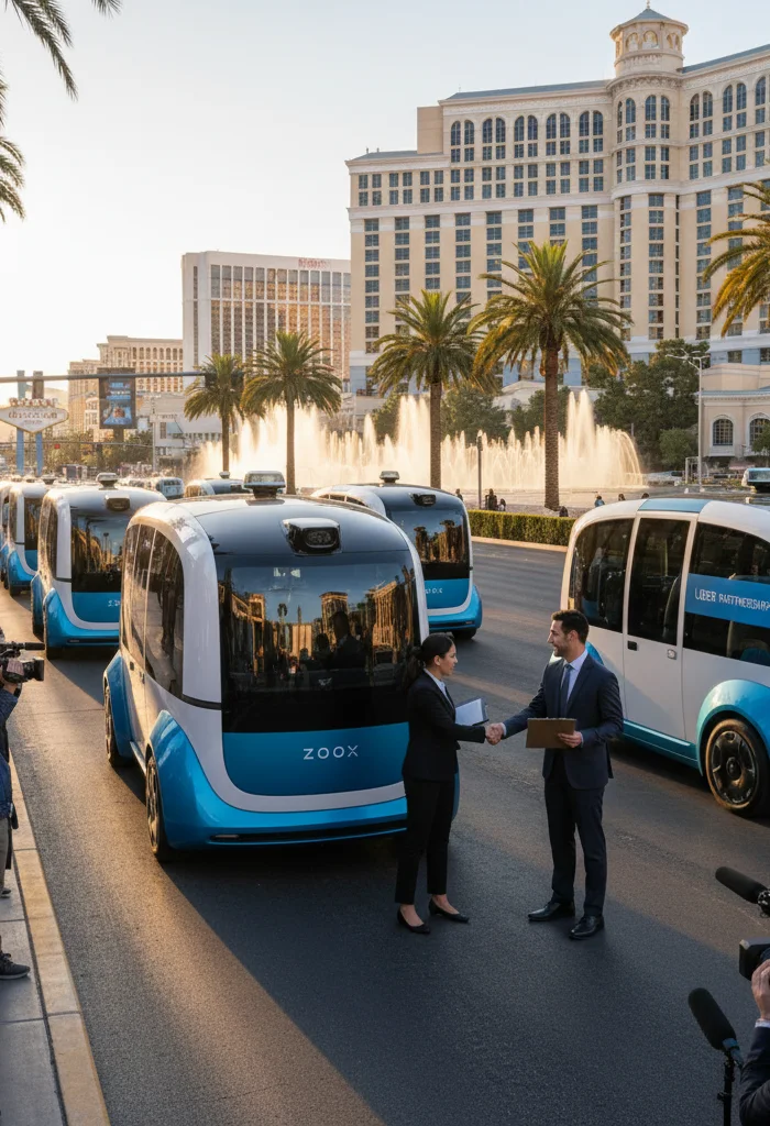 Zoox robotaxis join Uber platform in multi-year deal