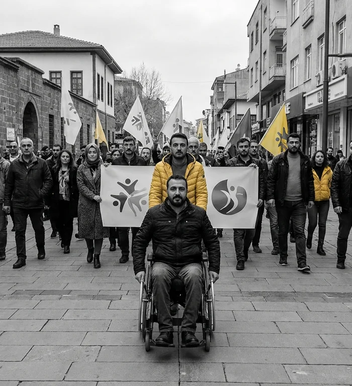 Diyarbakır’da Türkiye’nin ilk Engelliler Onur Yürüyüşü düzenlendi