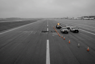 LaGuardia Airport Runway Shut Down After Sinkhole