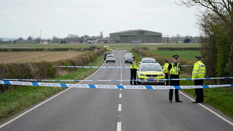 Several men arrested in 'major incident' near RAF base in West of England used by US Air Force, homes evacuated - Reports