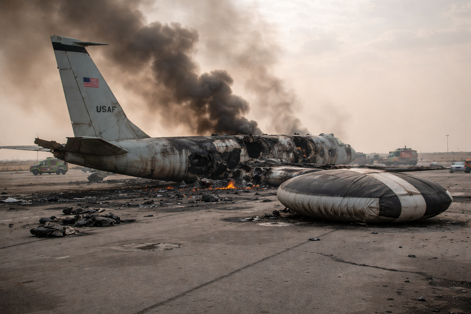 U.S. Loses Key AWACS Surveillance Jet in Iran Attack