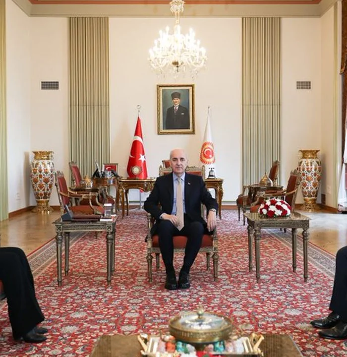 Meclis'te kritik görüşme: Kurtulmuş, DEM Parti'yi ağırladı