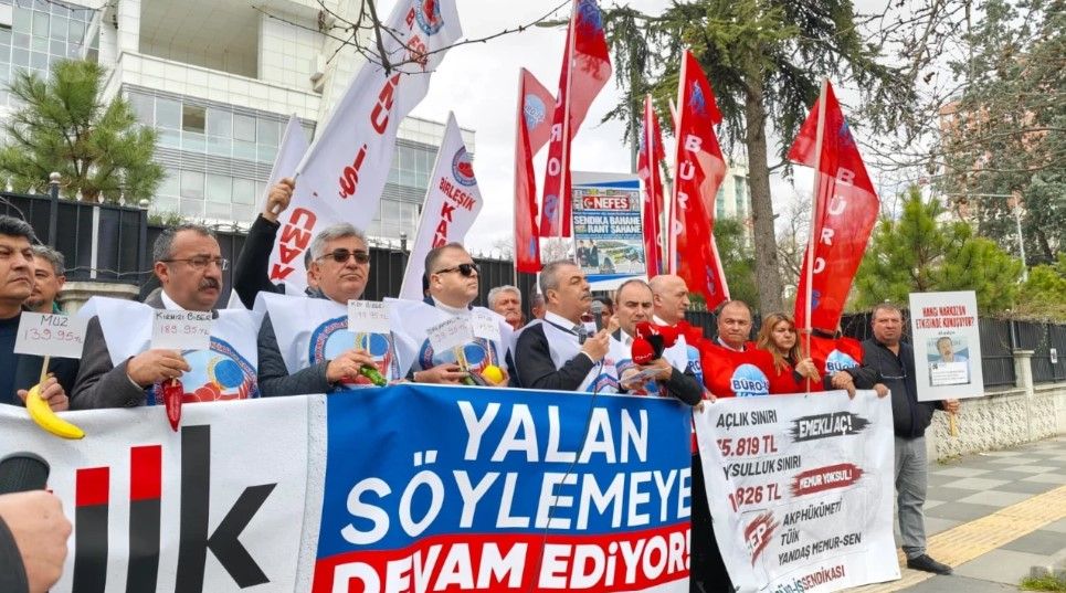 TÜİK enflasyon protestosu: Memurlar Ankara'da ayakta