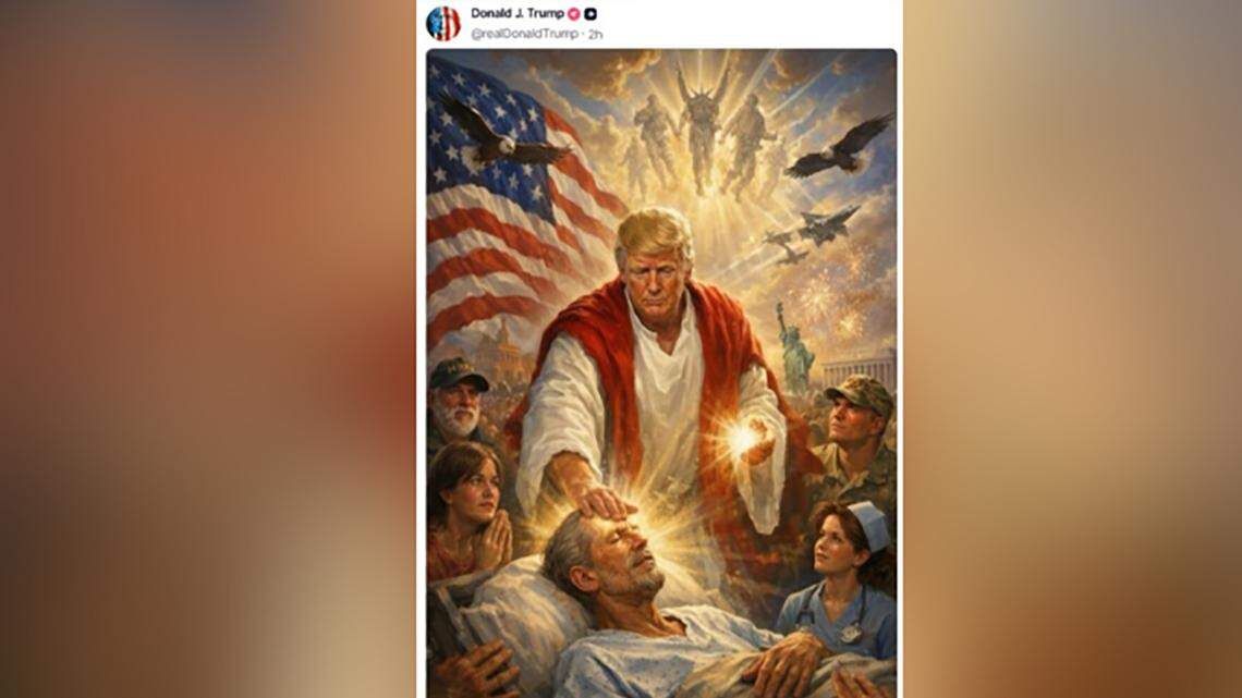 Trump Deletes Jesus-Like Post After Fierce Backlash
