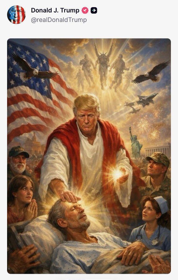 Trump's AI Jesus Post, Pope Fight Spark Growing Backlash