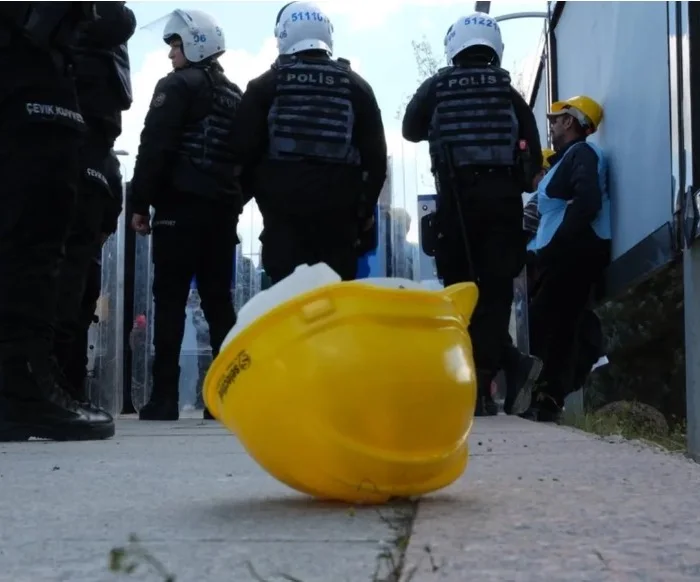 Ankara'da hak arayan Doruk Madencilik işçilerine müdahale