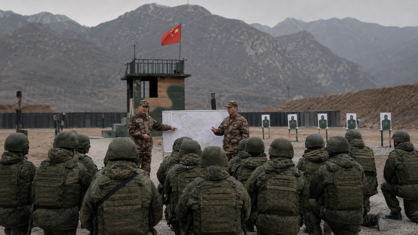 Chinese Military Secretly Trains Russians for Ukraine War