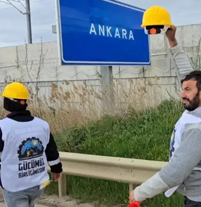 Doruk Madencilik işçileri Ankara yolunda