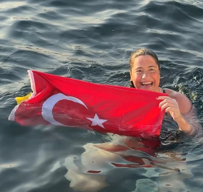 Aysu Türkoğlu, Tsugaru Kanalı'nı geçen en genç Türk sporcu oldu