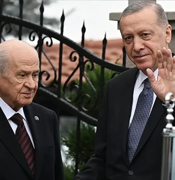 Erdoğan ve Bahçeli Beştepe’de bir araya geldi