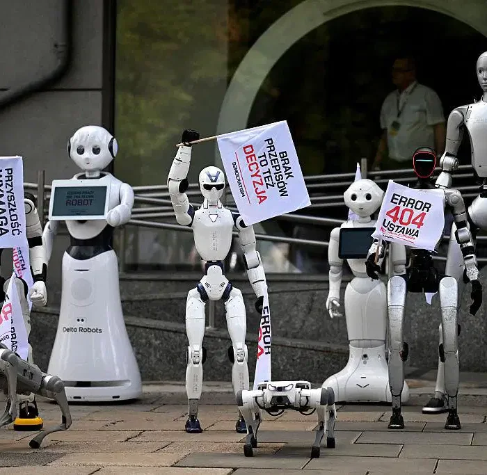 Robotlar, yapay zekaya karşı: Protesto ettiler