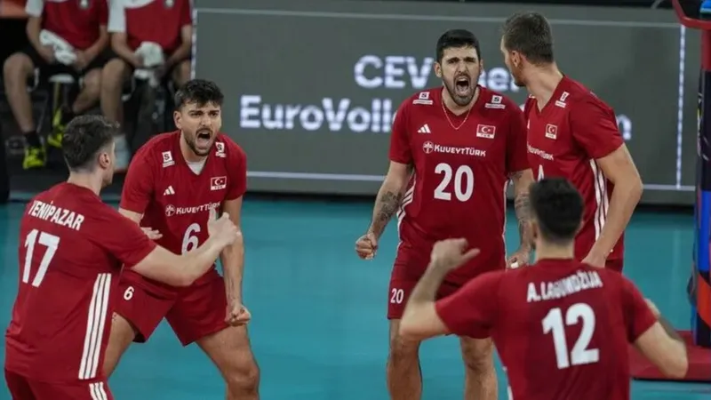 A Milli Erkek Voleybol Takımı, CEV 2026 Avrupa Şampiyonası'nda İsviçre'yi yendi