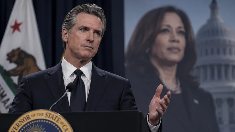 Gavin Newsom vows to stand aside if Harris runs in 2028