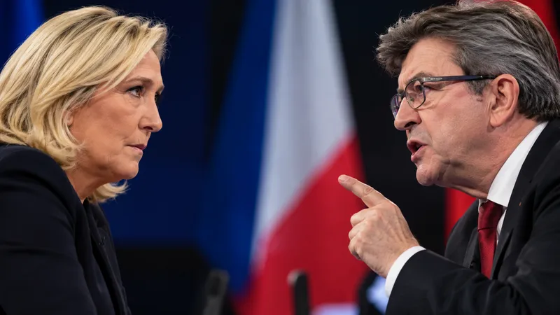 French election poll puts Le Pen, Melenchon in runoff vote