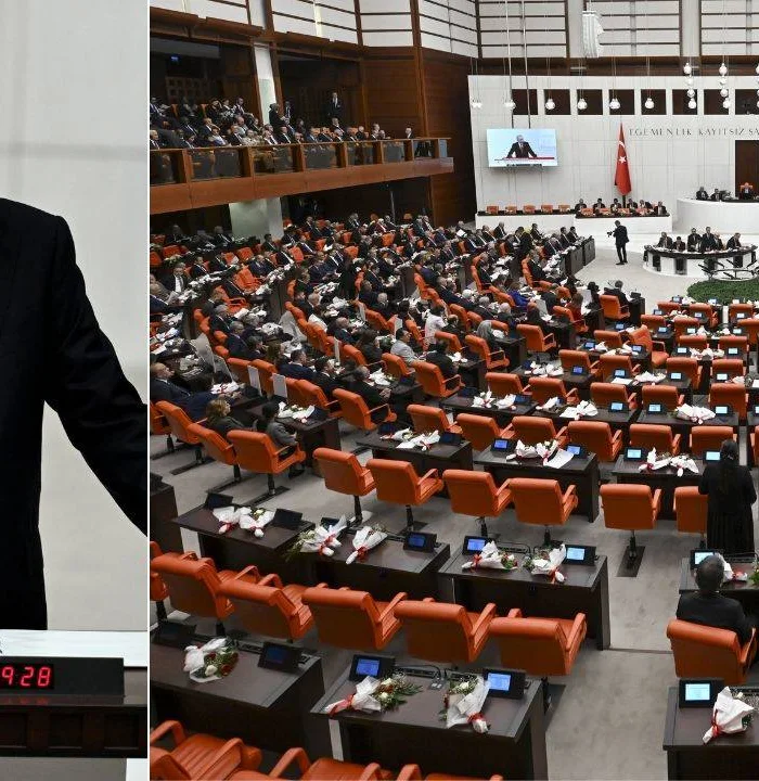 Meclis protesto ile açıldı: Erdoğan konuşurken salonu terk ettiler