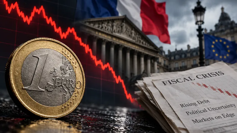 Euro slides as France debt strain hits currency markets