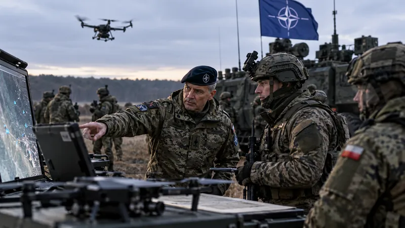 Drones shape NATO plan for Russian eastern-flank threat
