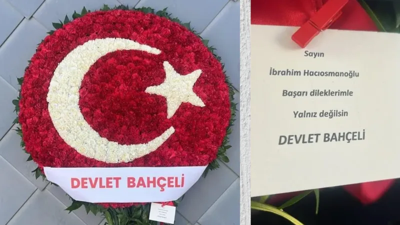 Devlet Bahçeli’den TFF Başkanı Hacıosmanoğlu’na Destek Çiçeği