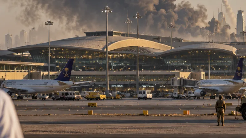 Saudi Arabia reports interceptions after airport deaths