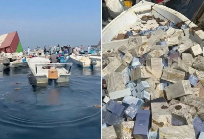 Batan kargo gemisinde yağma girişimi: Teknelerle çevrelediler