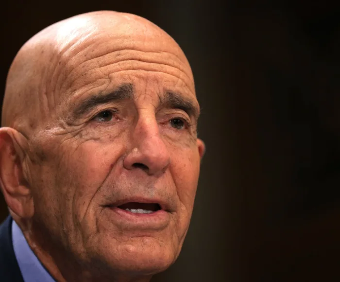 US envoy Tom Barrack presses Gulf allies to rely less on US