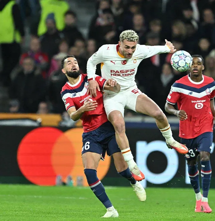 Galatasaray'dan Lille'de dört gollü zafer