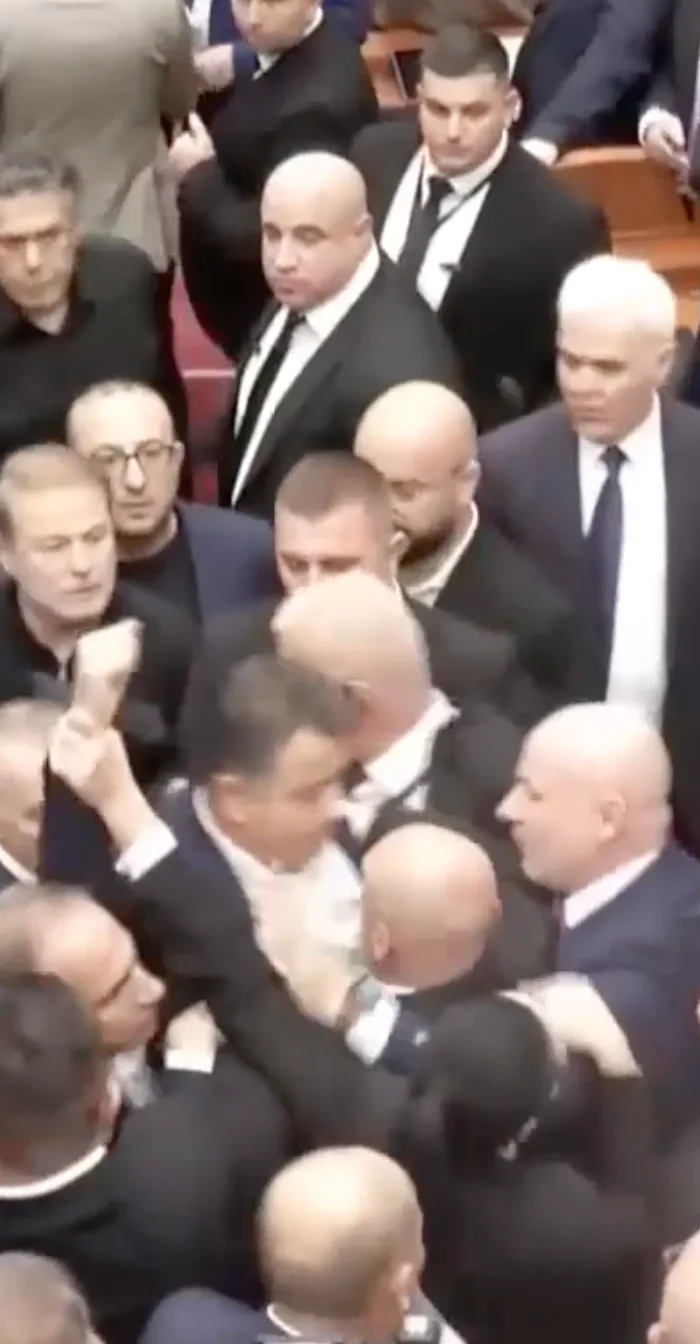Albania lawmakers clash over policing of student protests