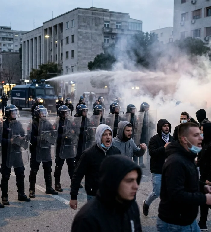الشرطة الألبانية تعتقل 167 شخصاً في اليوم الخامس من الاحتجاجات