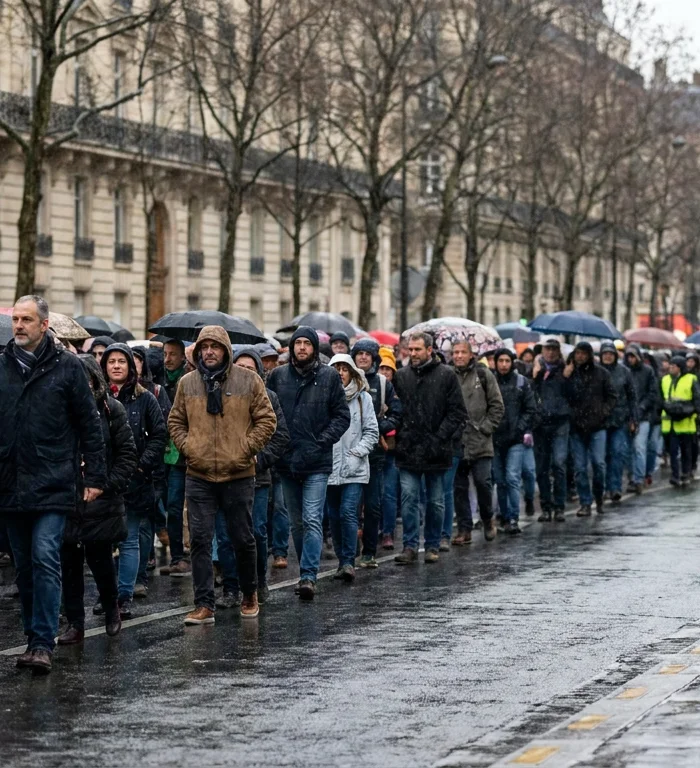 French unions call more protests after nationwide marches