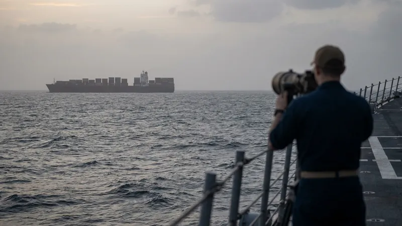 US disables cargo ship in Iran blockade breach