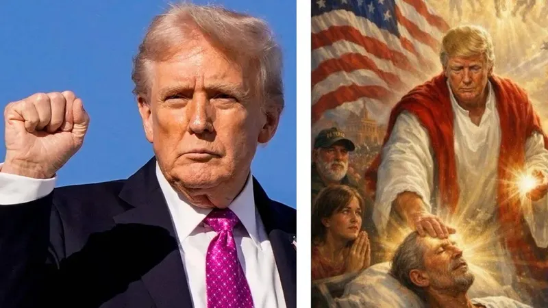 Trump, "İsa" Temalı Görseli sildi: Doktor Sanmıştım