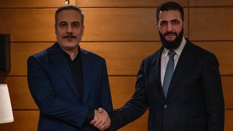 Hakan Fidan, Şara ile görüştü