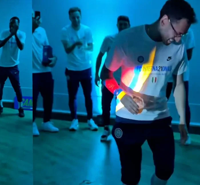 Hakan Çalhanoğlu'ndan Michael Jackson dansı