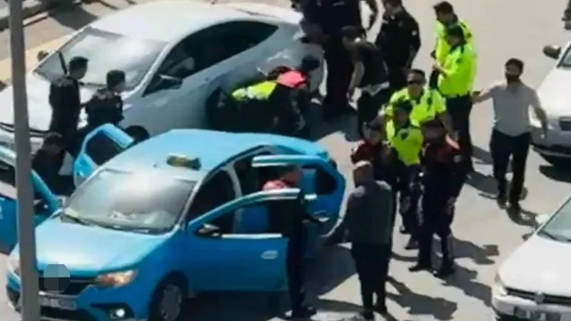 Gaziantep’te taksi dehşeti: Şüpheli polisle çatıştı