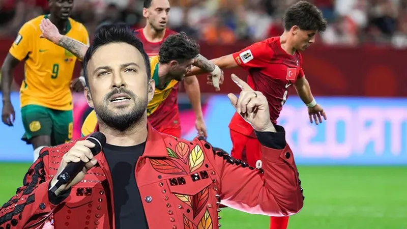 Megastar Tarkan milli takıma siper oldu