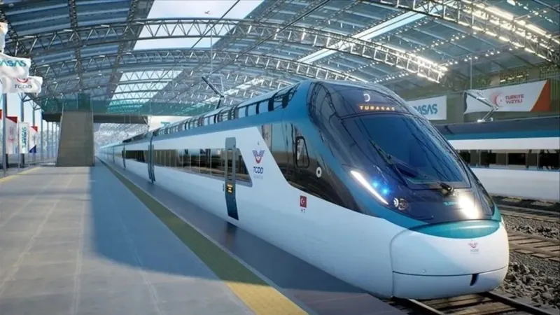 Milli hızlı tren testlerinde 250 km/s hız sınırı aşıldı