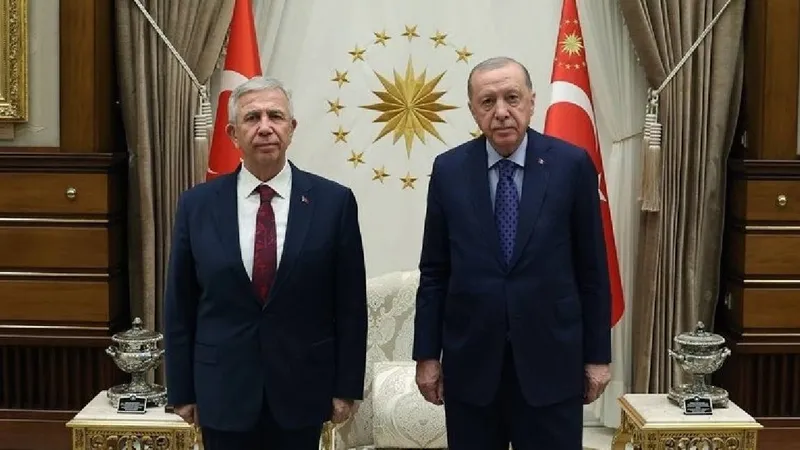 Mansur Yavaş Erdoğan’la Beştepe’de görüştü